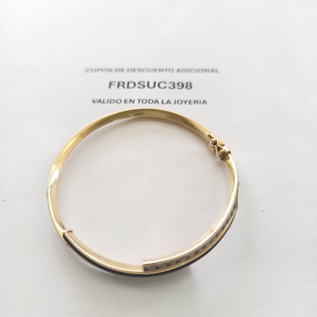 PULSERA RIGIDA ORO 14 K 8,60 GRMS (SEMINUEVO)