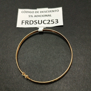 PULSERA RIGIDA ORO 14 K 3,40 GRMS (SEMINUEVO)