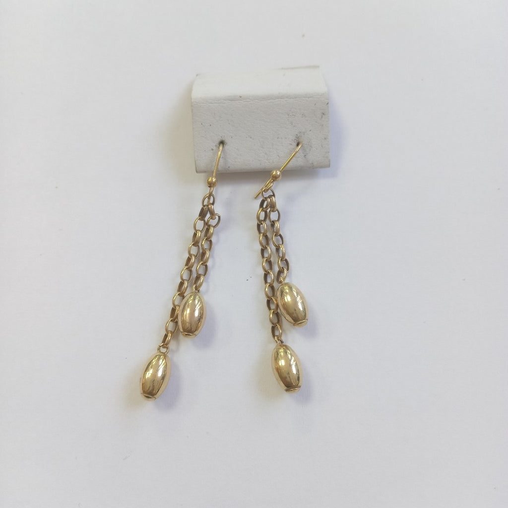 ARETES PAR ORO 14 K 2.2 GRMS (SEMINUEVO)