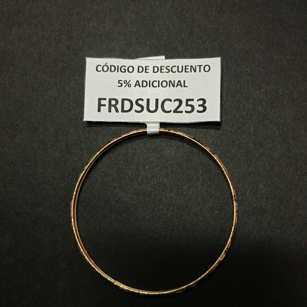 PULSERA RIGIDA ORO 14 K 5,70 GRMS (SEMINUEVO)