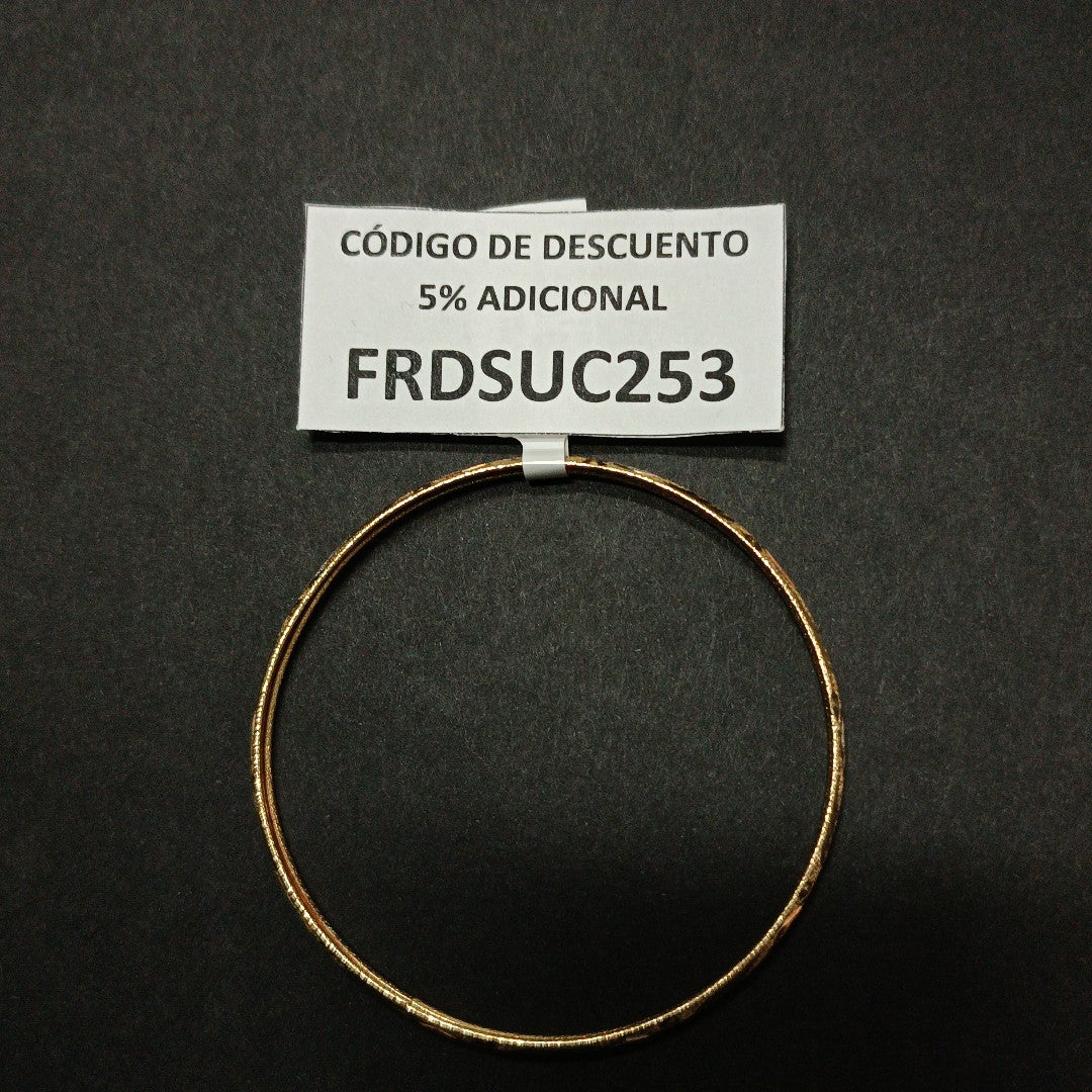 PULSERA RIGIDA ORO 14 K 5,70 GRMS (SEMINUEVO)