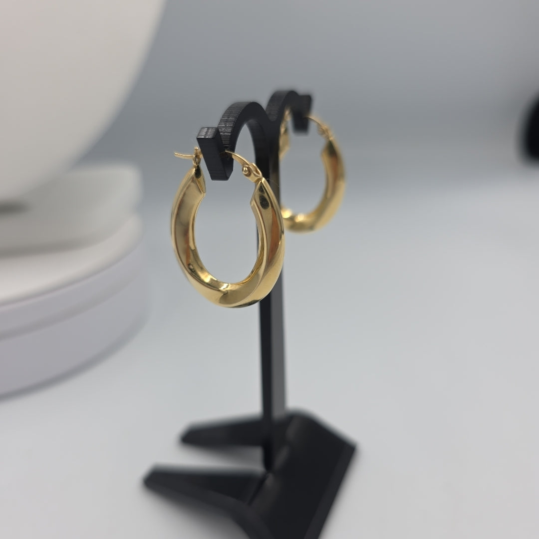 ARRACADAS PAR ORO 14 K 2.9 GRMS (SEMINUEVO)