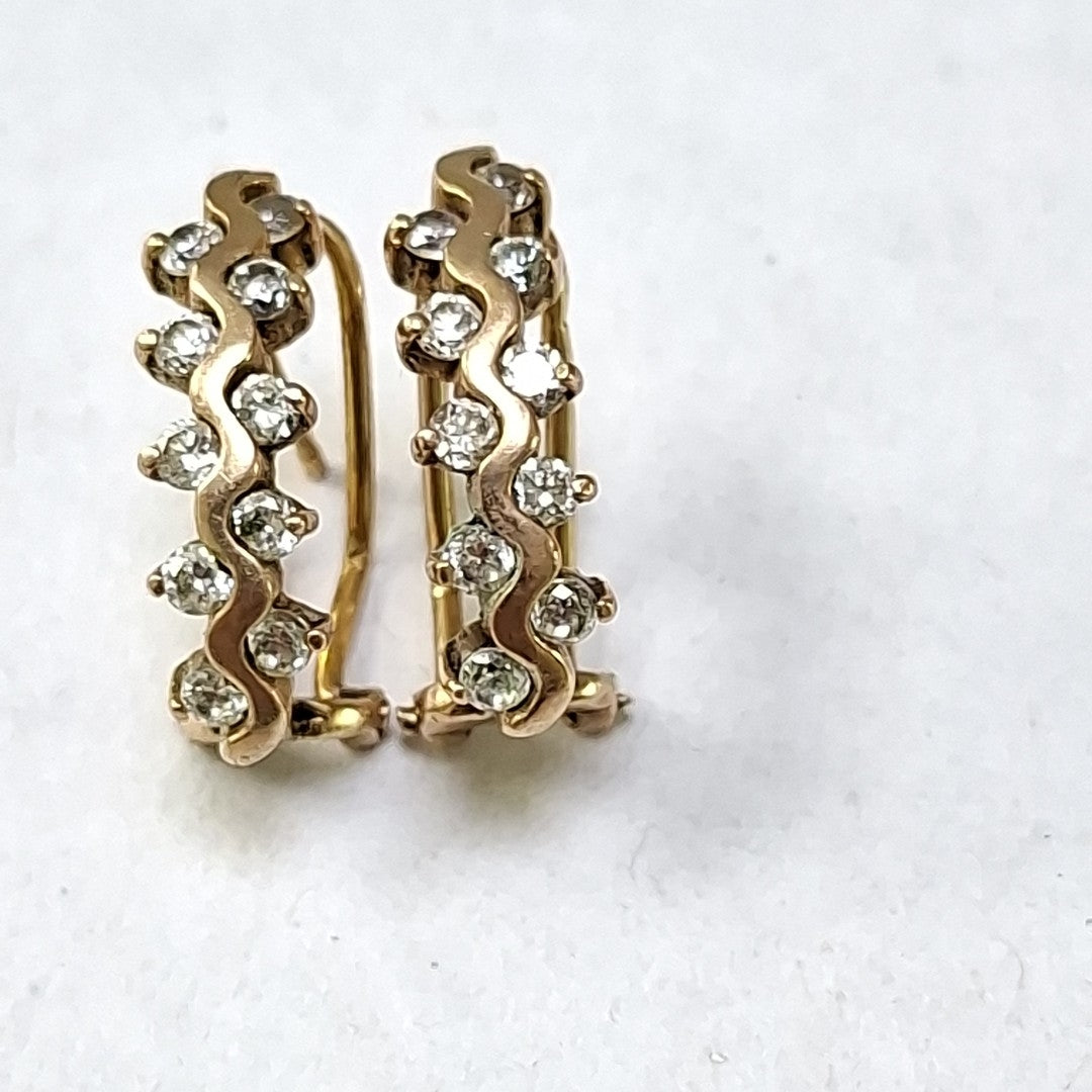 ARETES PAR ORO 8 K 3,20 GRMS (SEMINUEVO)