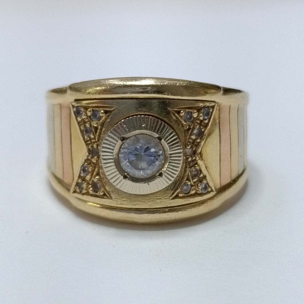 ANILLO ORO 10 K 8,90 GRMS (SEMINUEVO)