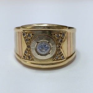 ANILLO ORO 10 K 8,90 GRMS (SEMINUEVO)