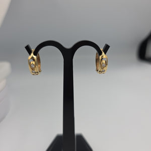 ARRACADAS PAR ORO 14 K 2.8 GRMS (SEMINUEVO)