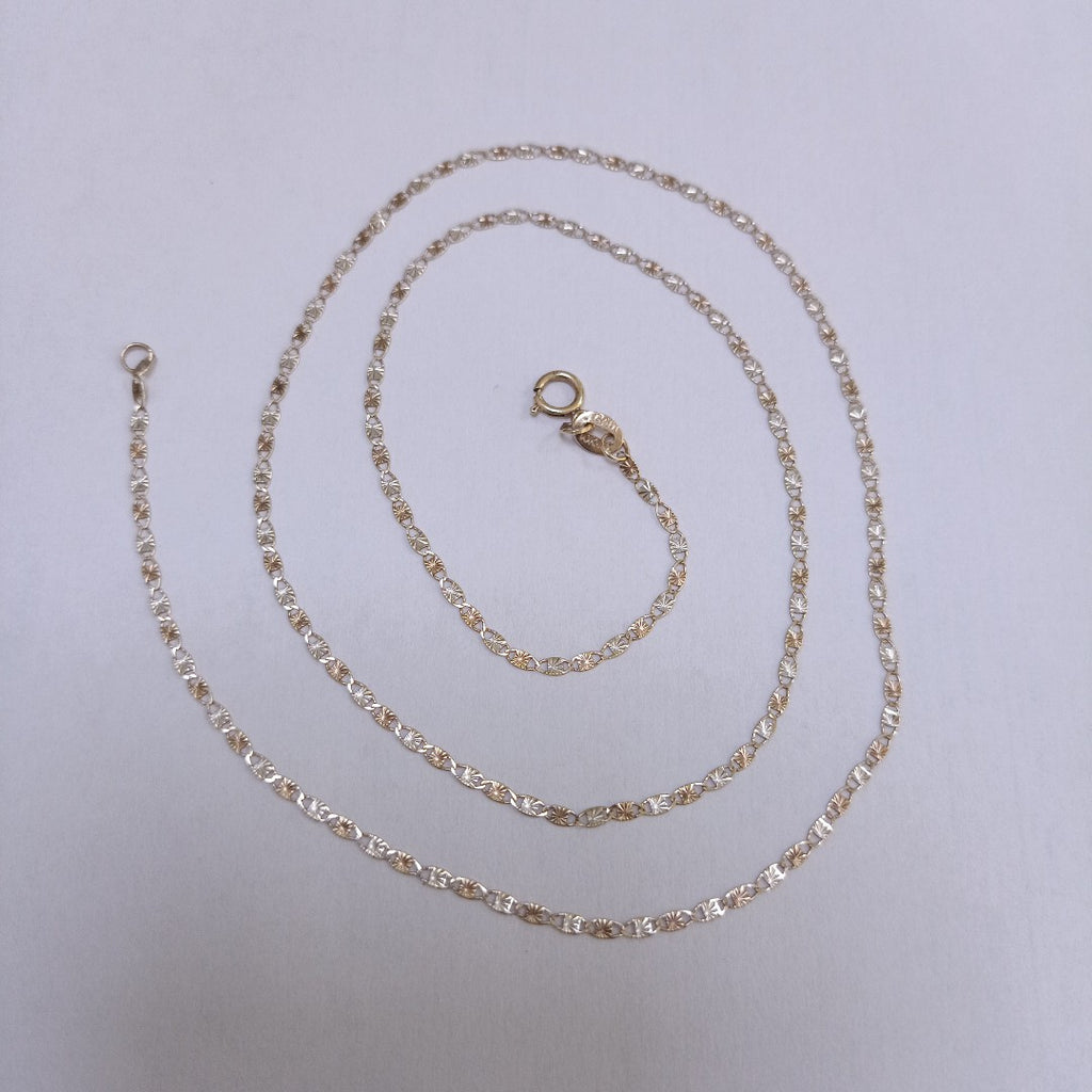 CADENA ORO COMBINADO 10 K 1.7 GRMS (SEMINUEVO)