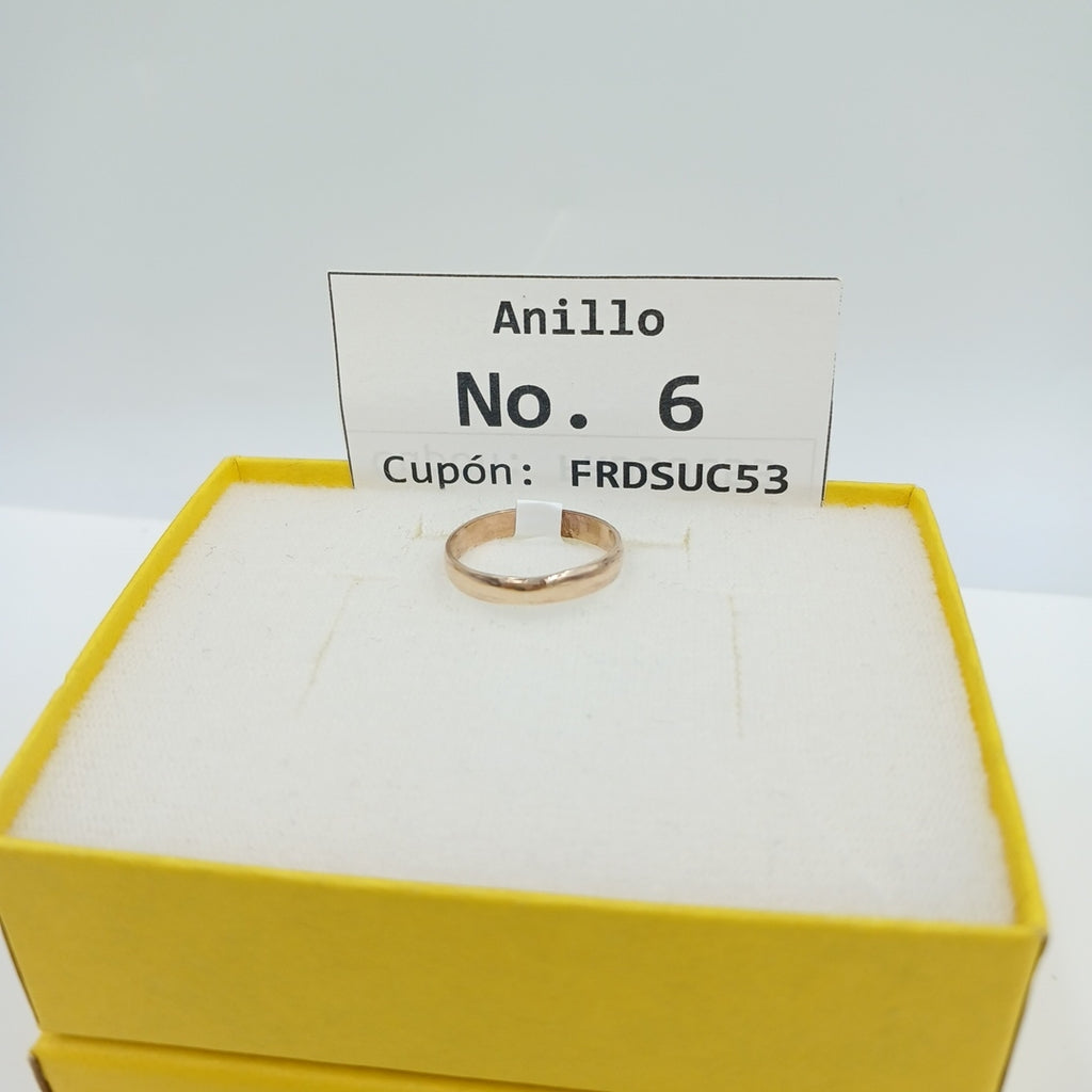 ARGOLLA ORO 14 K 1,50 GRMS (SEMINUEVO)