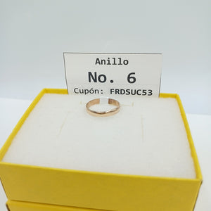 ARGOLLA ORO 14 K 1,50 GRMS (SEMINUEVO)