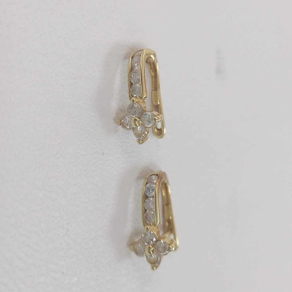 ARETES PAR ORO 14 K 1.8 GRMS (SEMINUEVO)