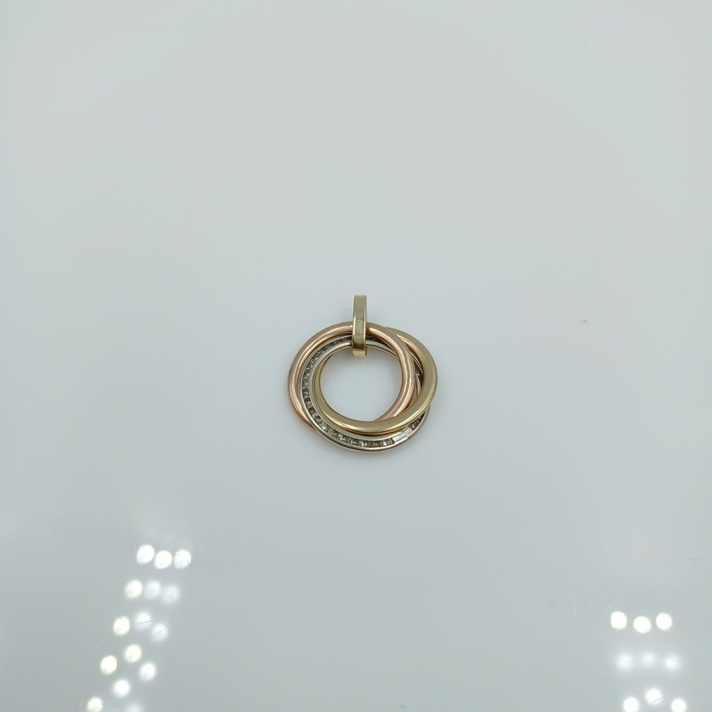 DIJE ORO COMBINADO 14 K 1.7 GRMS (SEMINUEVO)
