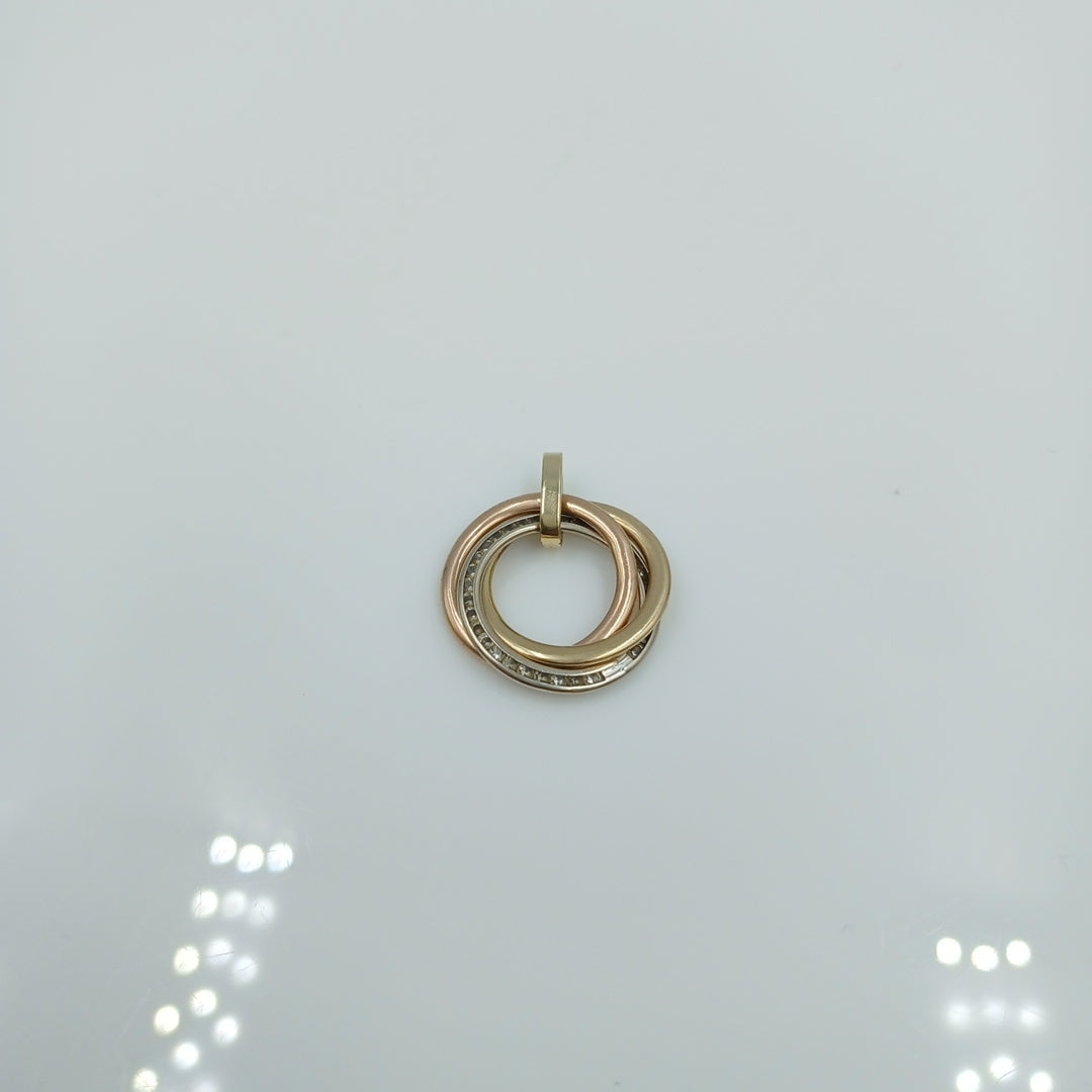 DIJE ORO COMBINADO 14 K 1.7 GRMS (SEMINUEVO)