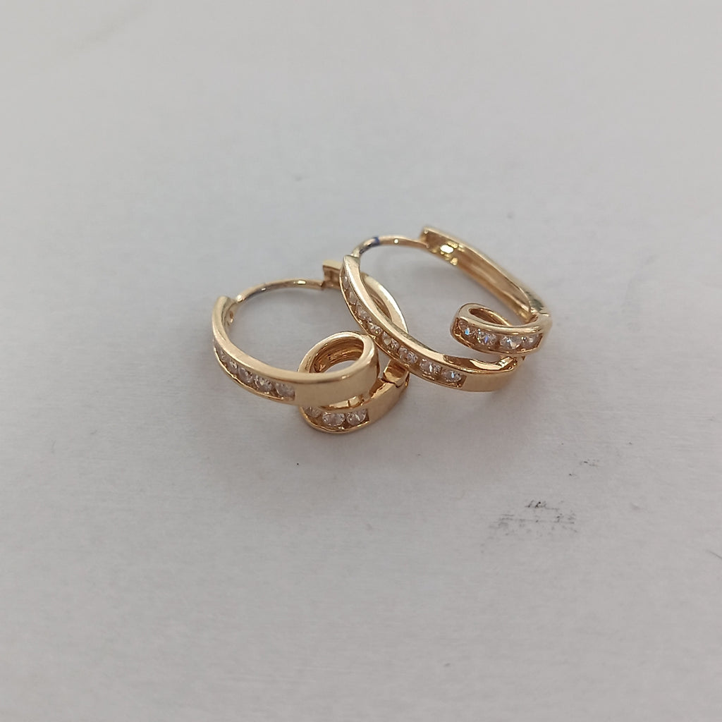 ARRACADAS PAR ORO 14 K 2 GRMS (SEMINUEVO)