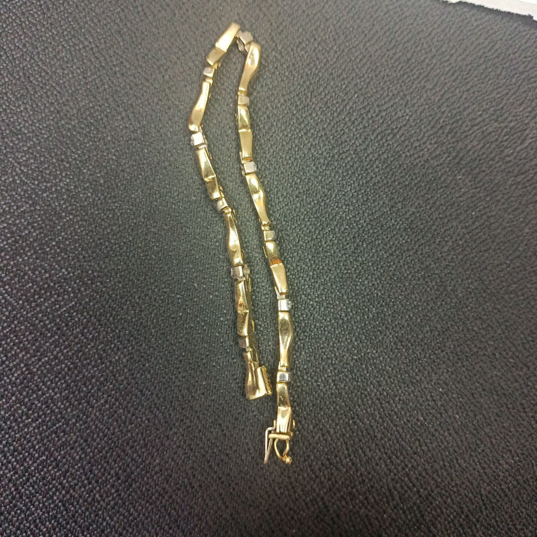 PULSERA RIGIDA ORO 14 K 12,60 GRMS (SEMINUEVO)