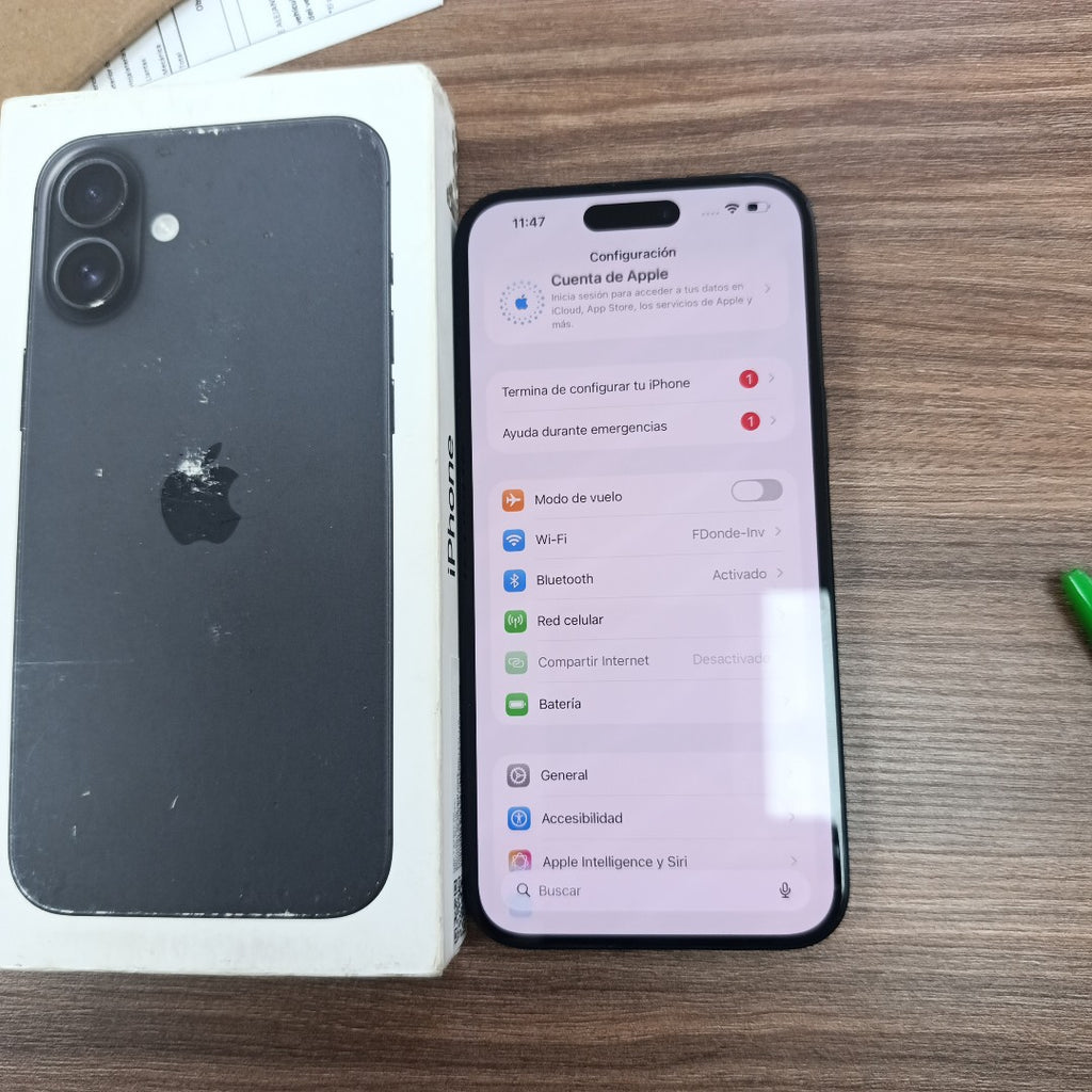 CELULAR APPLE IPHONE 16 PLUS A3290 (2024) 128 GB 8 GB RAM (SEMINUEVO)