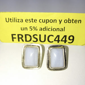 BROQUELES PAR PLATA 8.4 GRMS (SEMINUEVO)