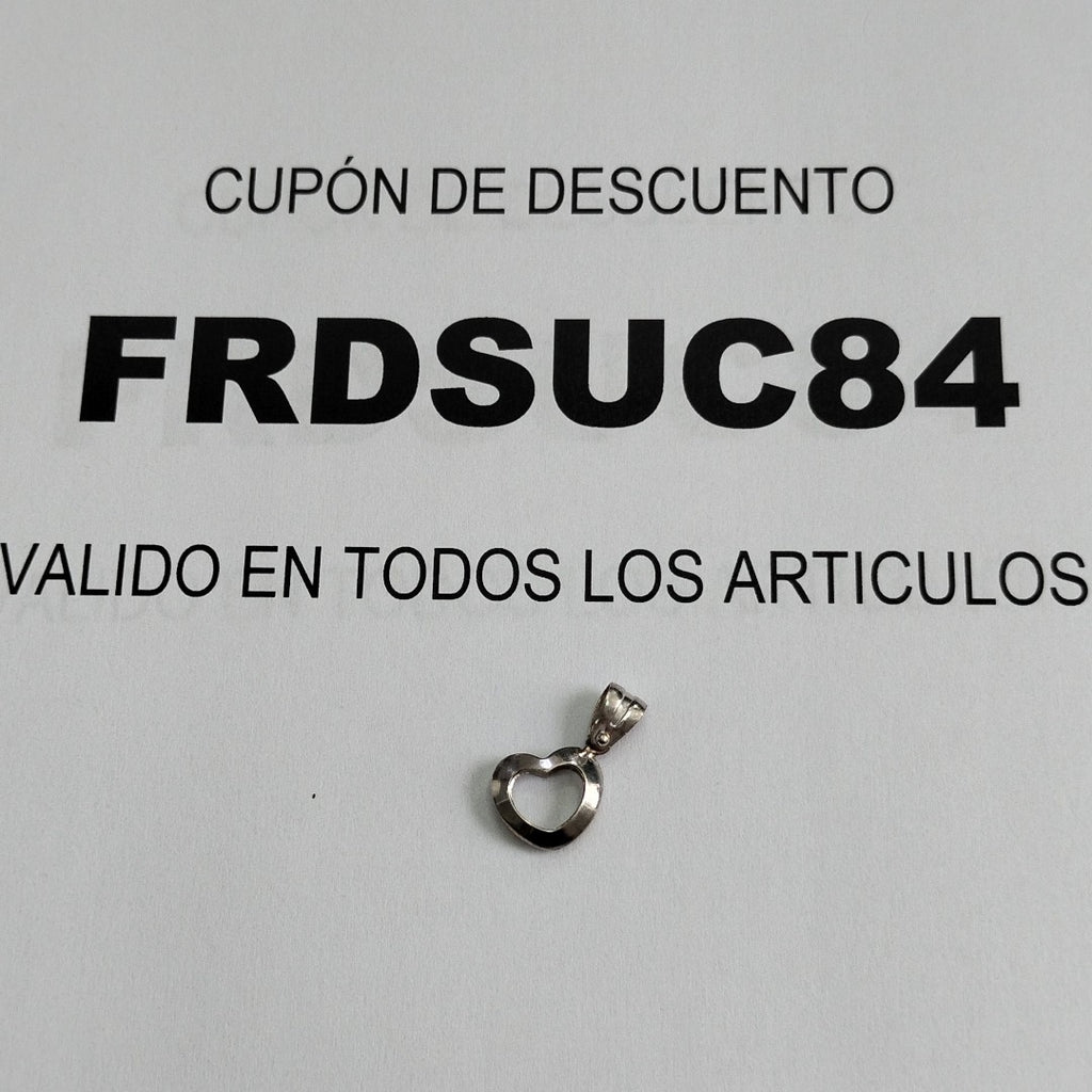 DIJE ORO BLANCO 14 K 0.7 GRMS (SEMINUEVO)