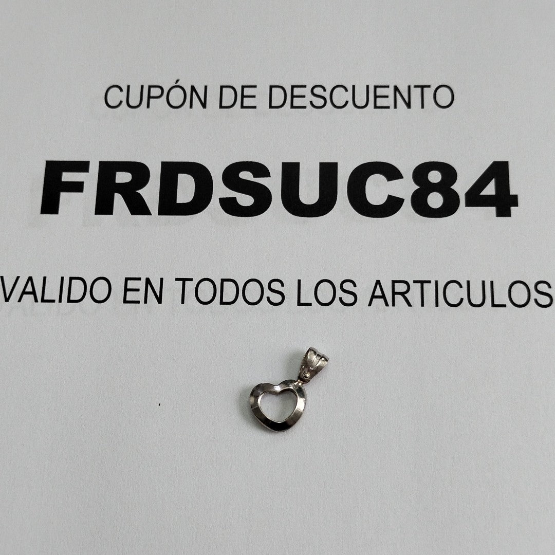 DIJE ORO BLANCO 14 K 0.7 GRMS (SEMINUEVO)