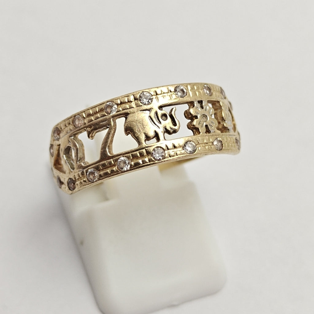 ARGOLLA DE LA SUERTE ORO 14 K 3,20 GRMS (SEMINUEVO)