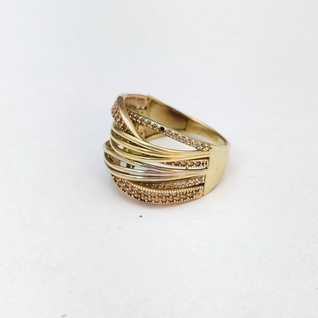ANILLITO ORO, ORO COMBINADO 10 K 4.2 GRMS (SEMINUEVO)