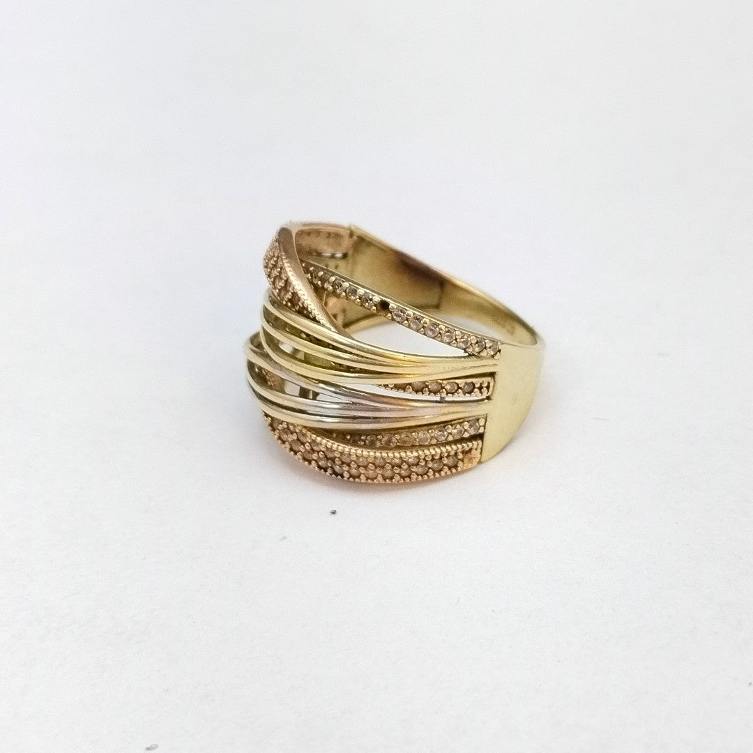 ANILLITO ORO, ORO COMBINADO 10 K 4.2 GRMS (SEMINUEVO)