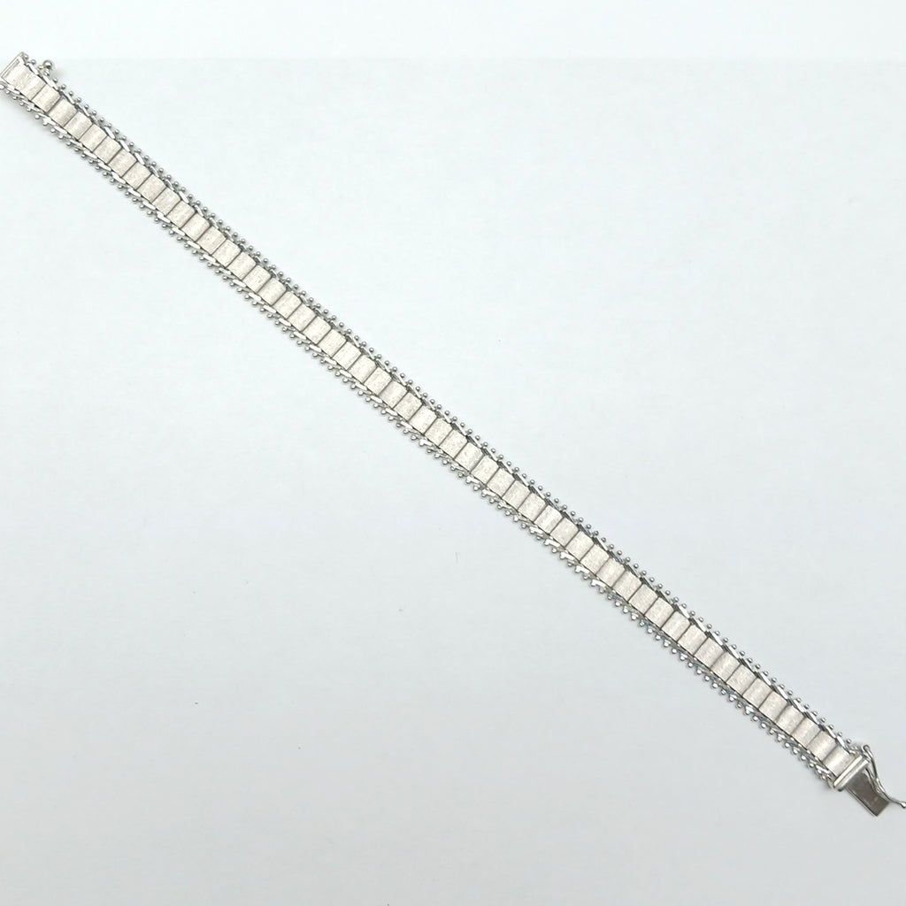 PULSERA ORO, ORO BLANCO 14 K 11.3 GRMS (SEMINUEVO)