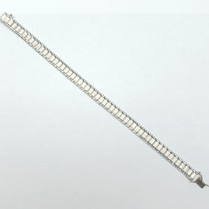 PULSERA ORO, ORO BLANCO 14 K 11.3 GRMS (SEMINUEVO)