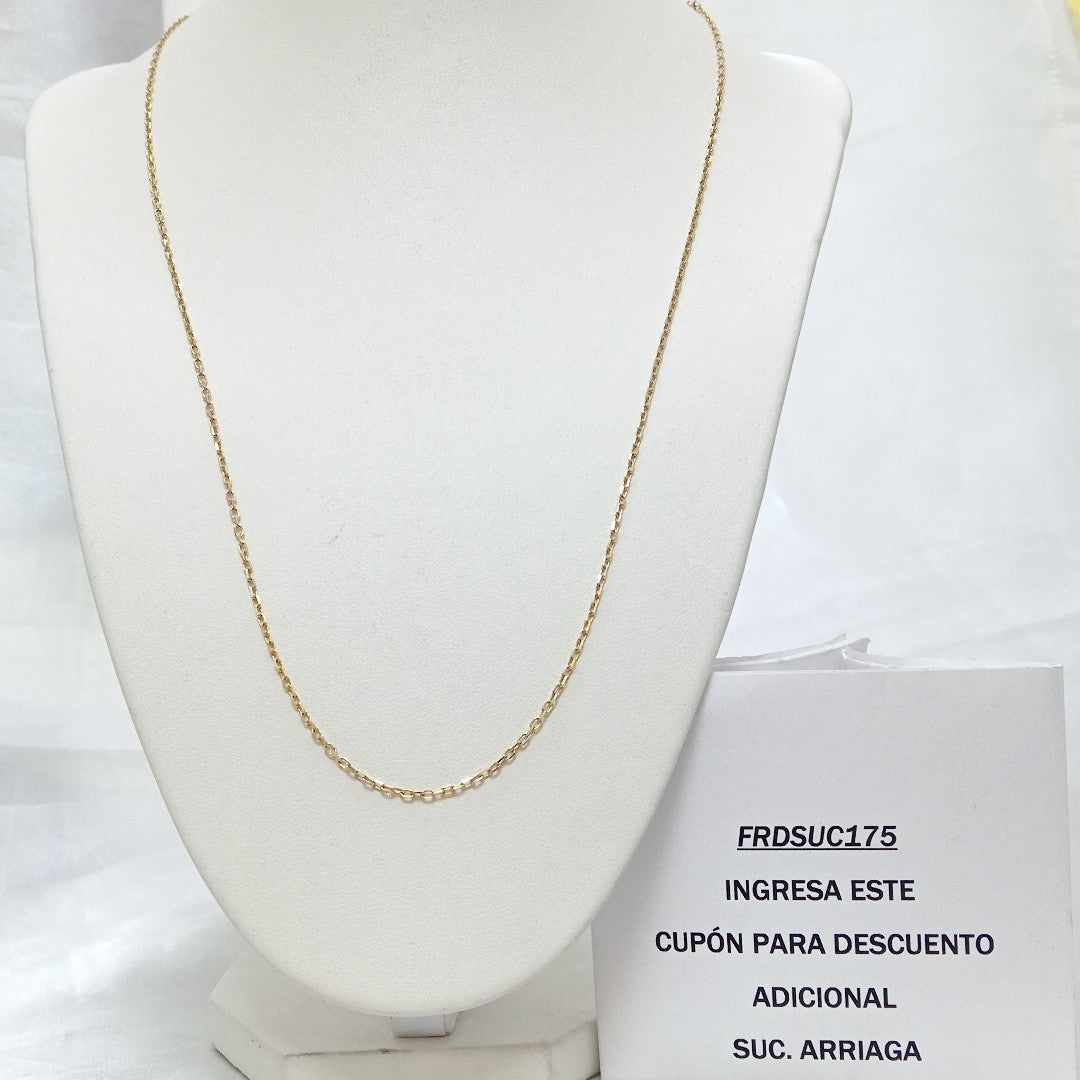CADENA ORO 14 K 2.9 GRMS (SEMINUEVO)