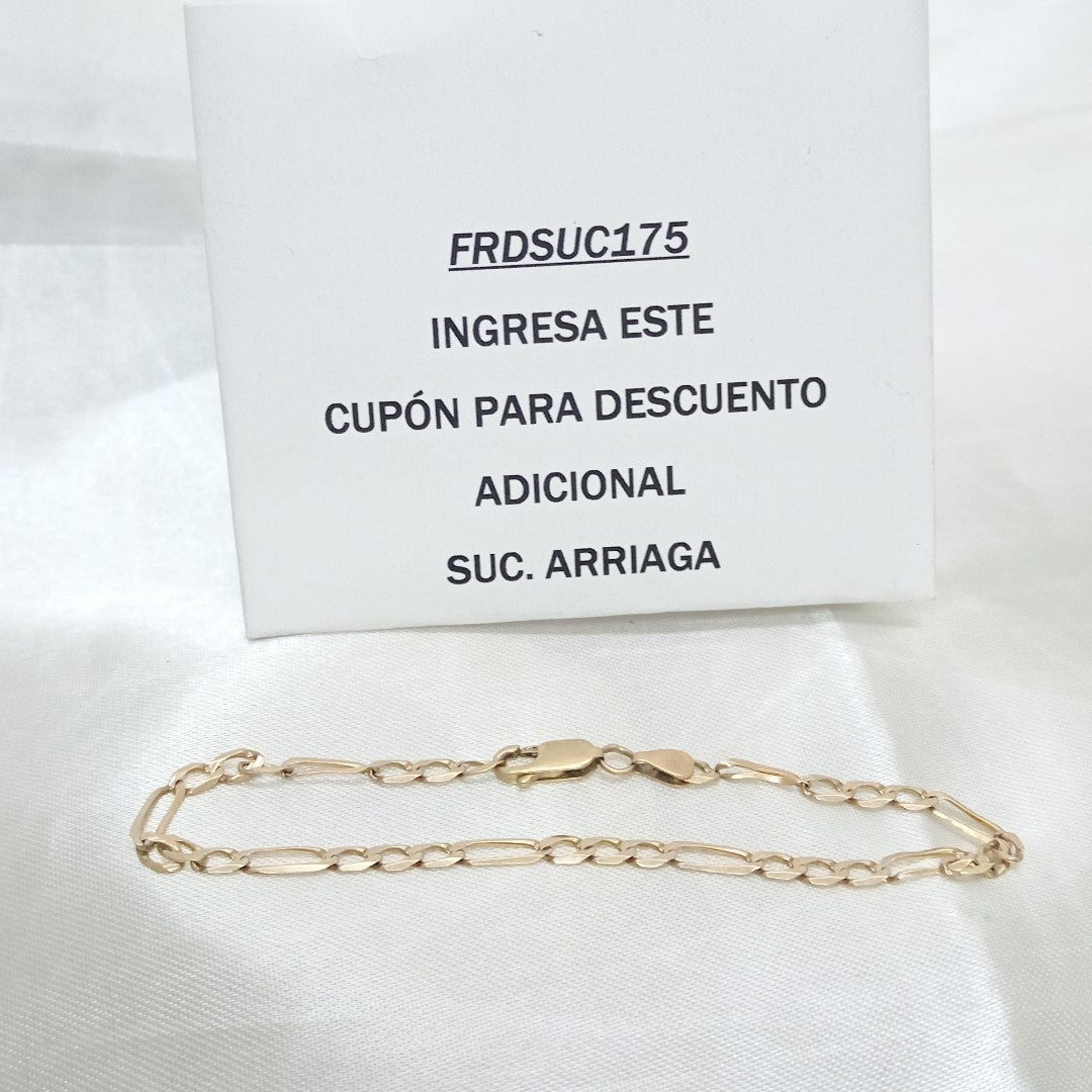PULSERA ORO 14 K 2.9 GRMS (SEMINUEVO)