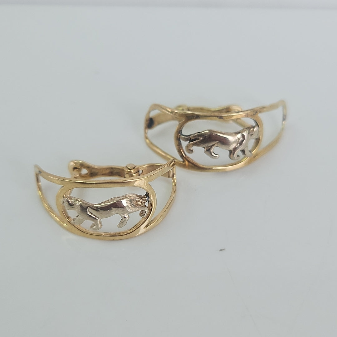 ARETES PAR ORO 14 K 5,20 GRMS (SEMINUEVO)