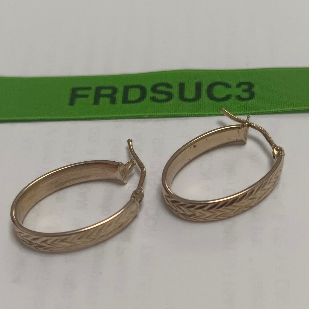 ARRACADAS PAR ORO 10 K 1.7 GRMS (SEMINUEVO)
