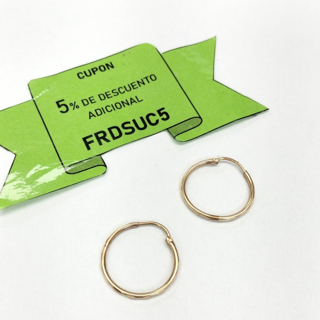 ARRACADAS PAR ORO 10 K 1 GRMS (SEMINUEVO)