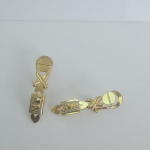 ARETES PAR ORO 14 K 4,80 GRMS (SEMINUEVO)