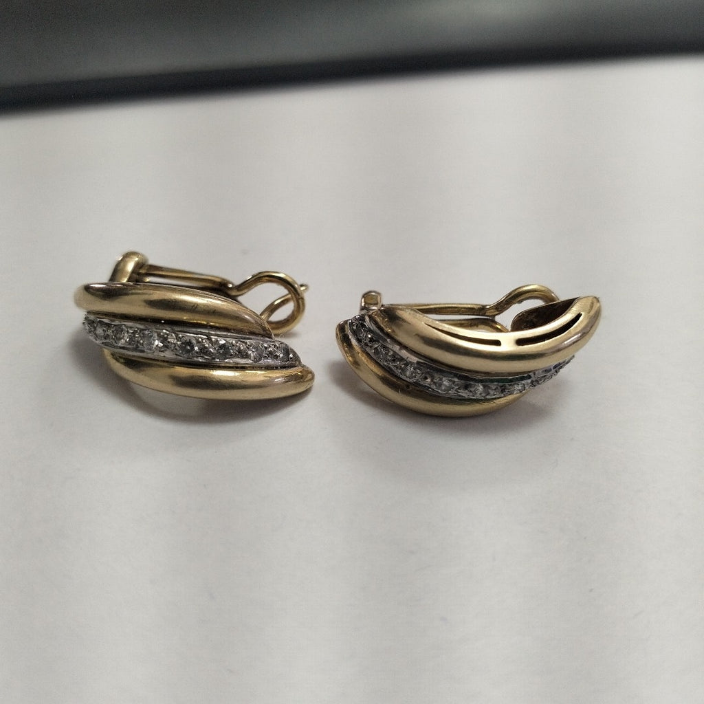 ARETES PAR ORO 14 K 7.9 GRMS (SEMINUEVO)