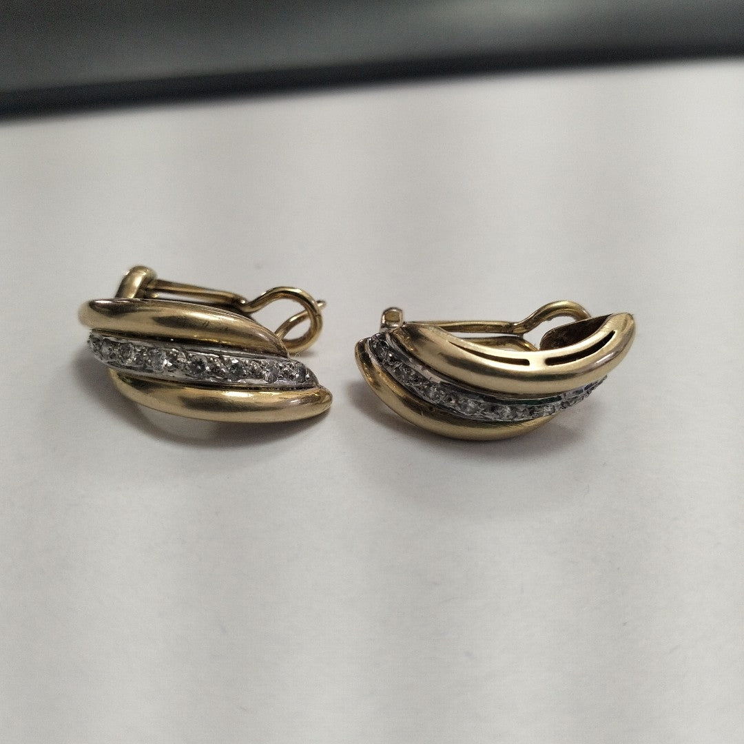 ARETES PAR ORO 14 K 7.9 GRMS (SEMINUEVO)