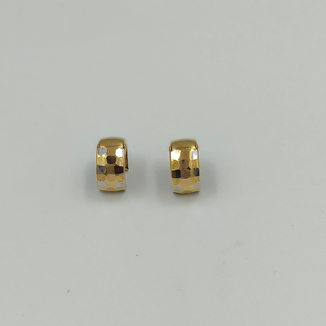 ARRACADAS PAR ORO 14 K 2.3 GRMS (SEMINUEVO)