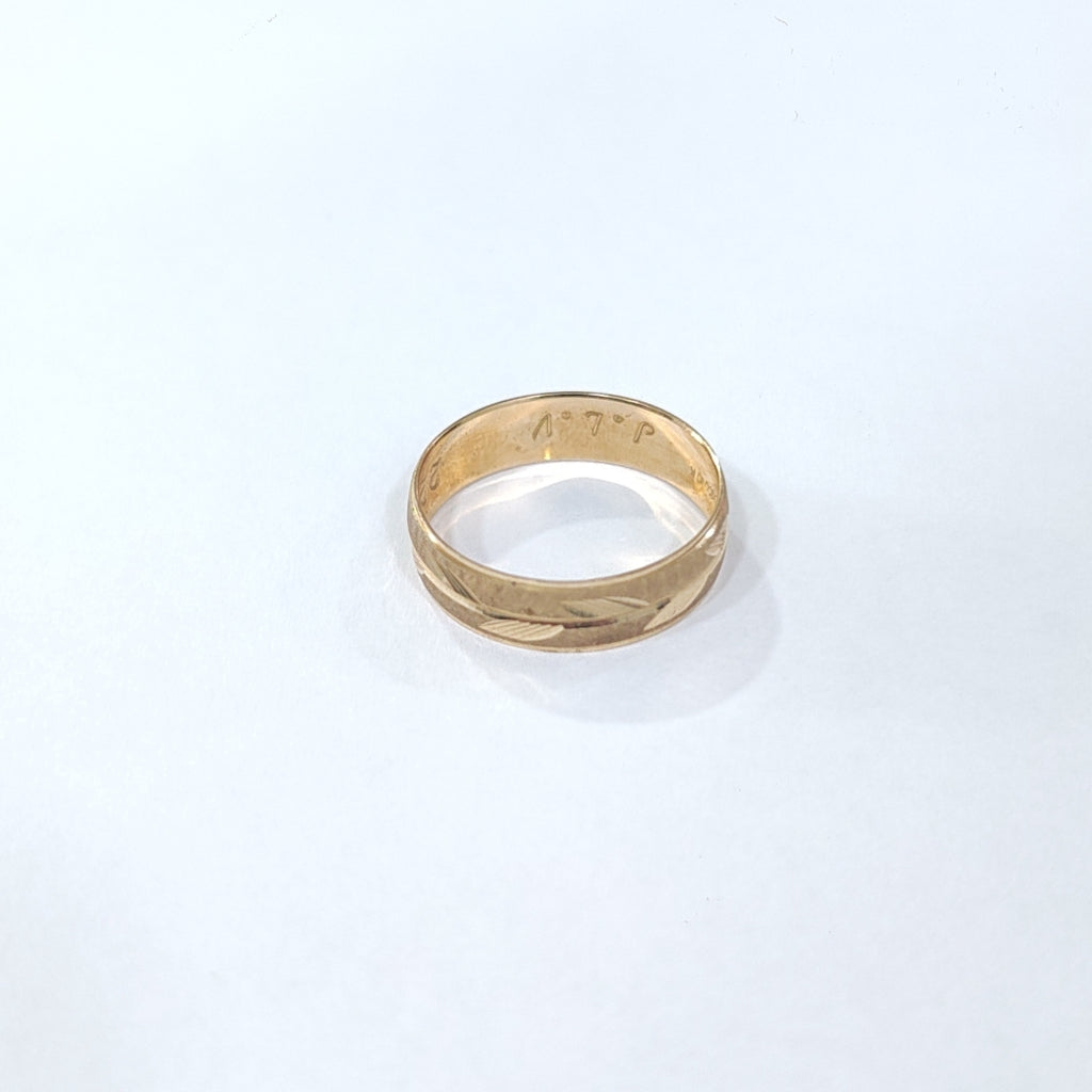 ARGOLLA ORO 10 K 1.8 GRMS (SEMINUEVO)