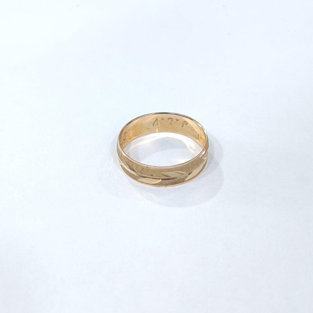 ARGOLLA ORO 10 K 1.8 GRMS (SEMINUEVO)