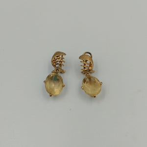 ARETES PAR ORO 14 K 6.8 GRMS (SEMINUEVO)