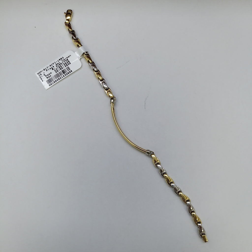 ESCLAVA ORO COMBINADO 14 K 6.4 GRMS (SEMINUEVO)