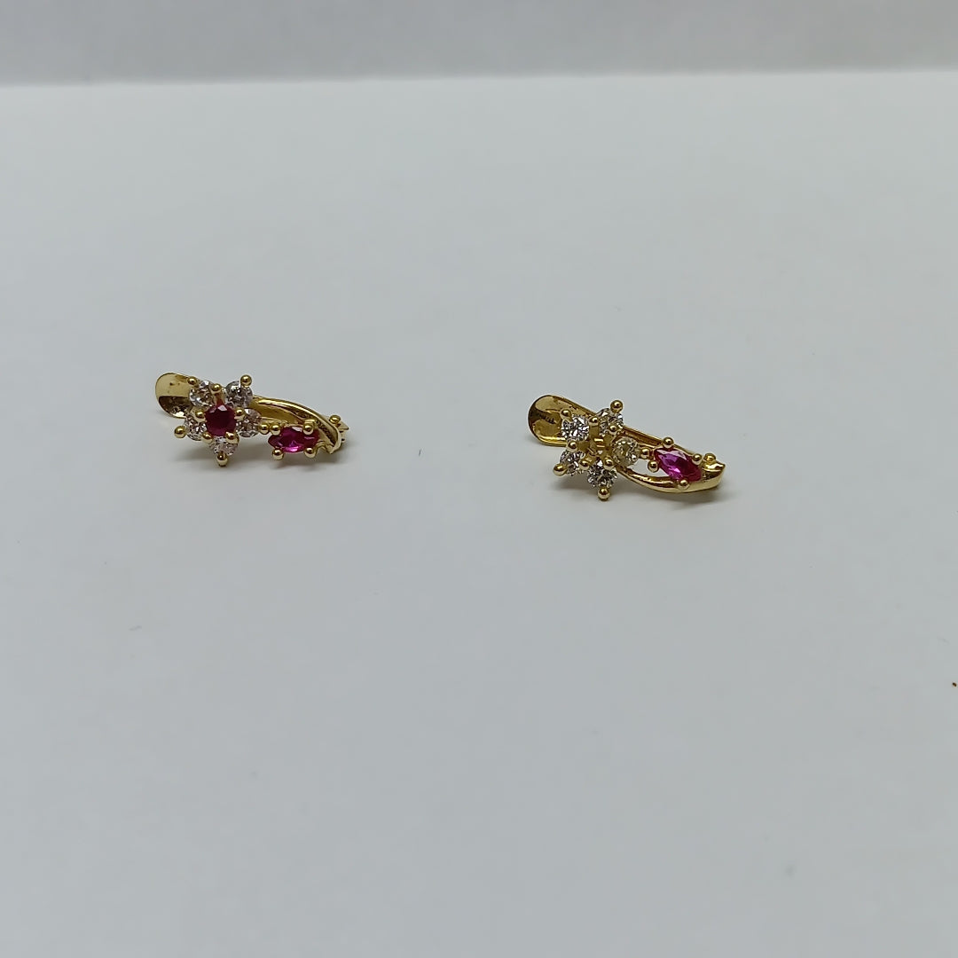 ARETES PAR ORO 14 K 1.5 GRMS (SEMINUEVO)