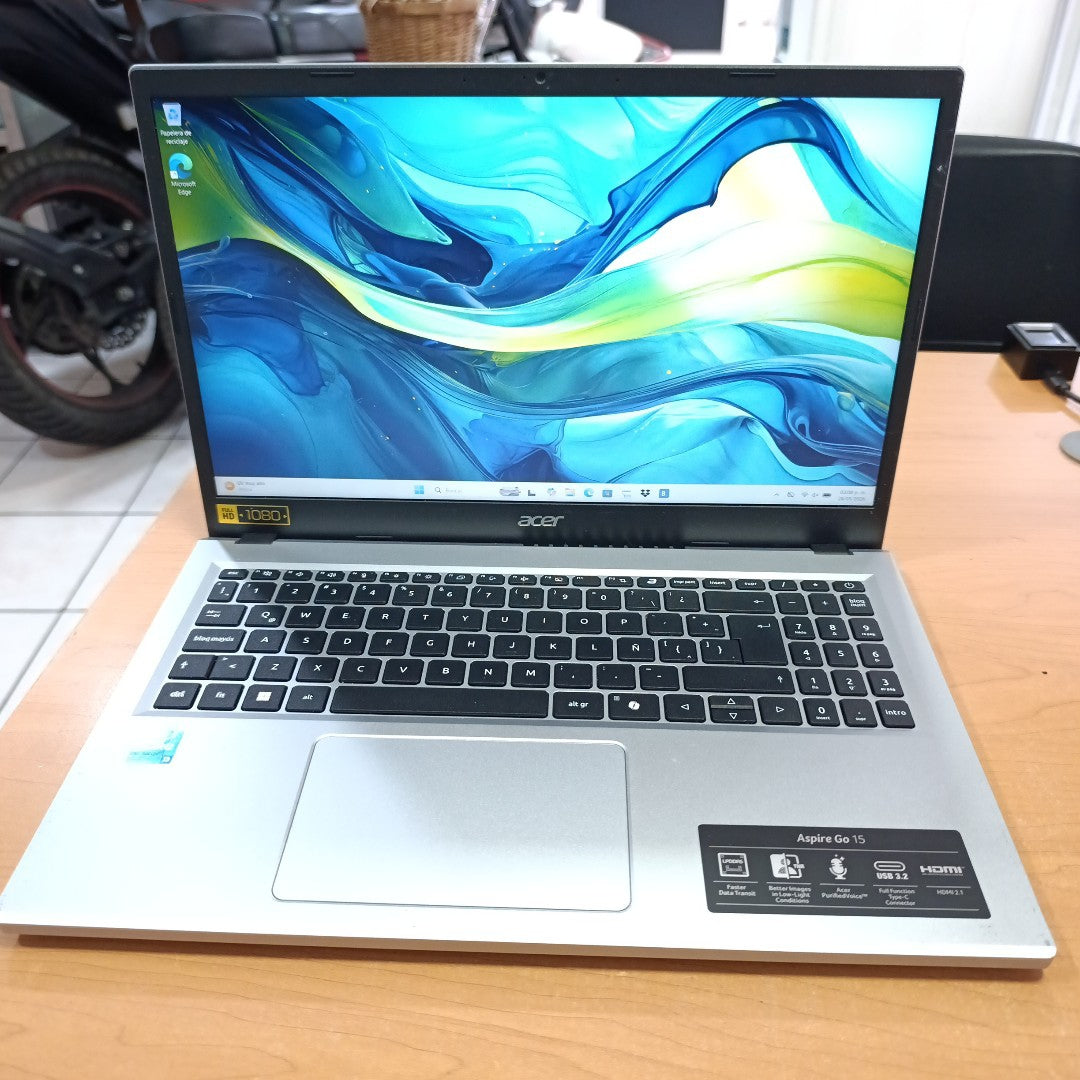 LAPTOP ACER ASPIRE GO 15 AG15-31P-372G (2024) 512 GB SSD 8 GB RAM (SEMINUEVO)