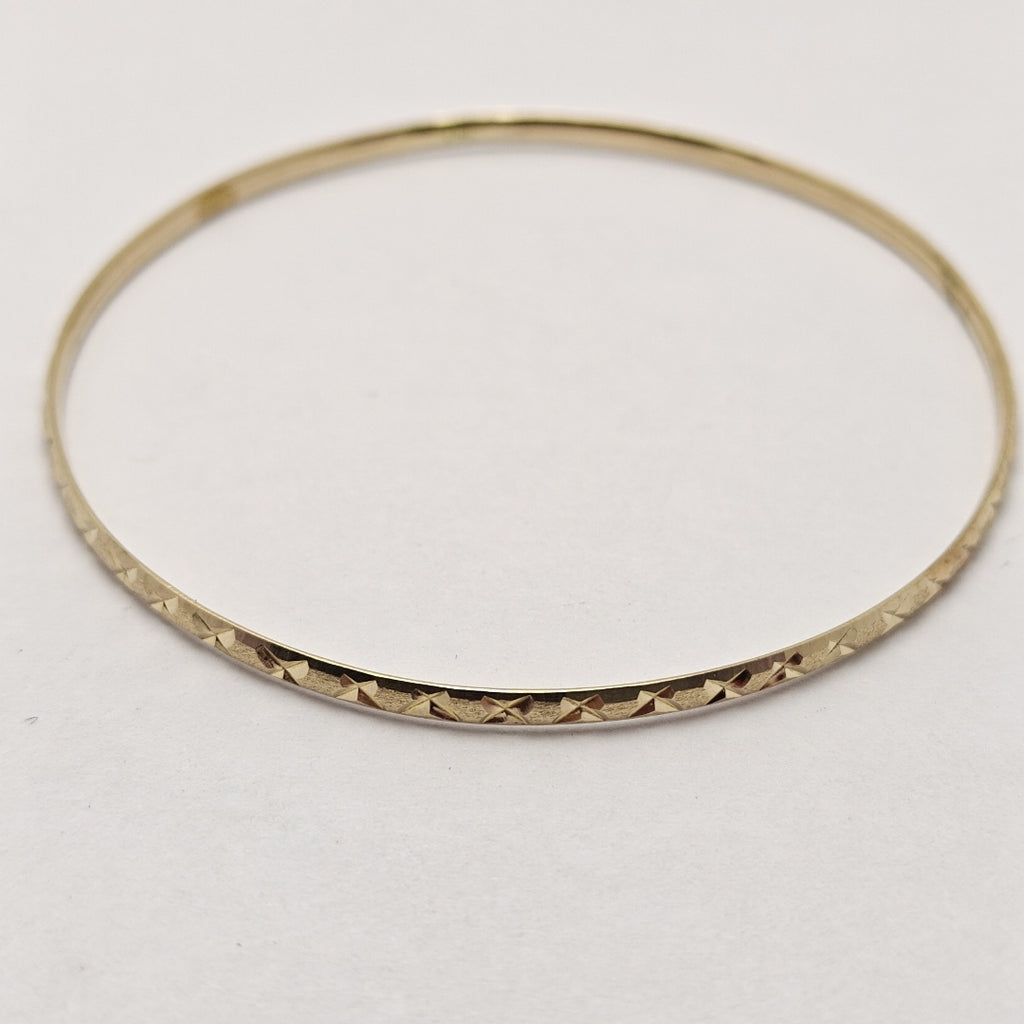 PULSERA RIGIDA ORO 14 K 3,70 GRMS (SEMINUEVO)