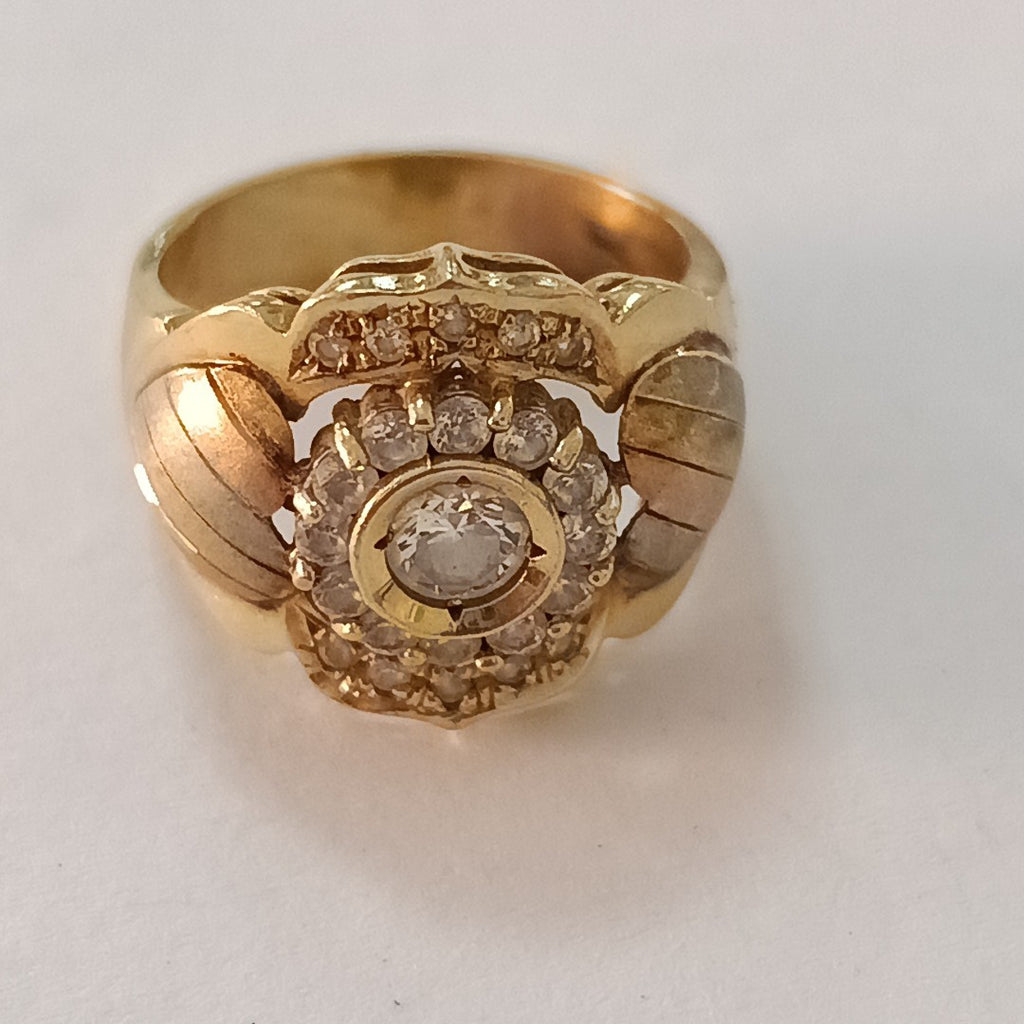 ANILLITO ORO COMBINADO 14 K 7.4 GRMS (SEMINUEVO)