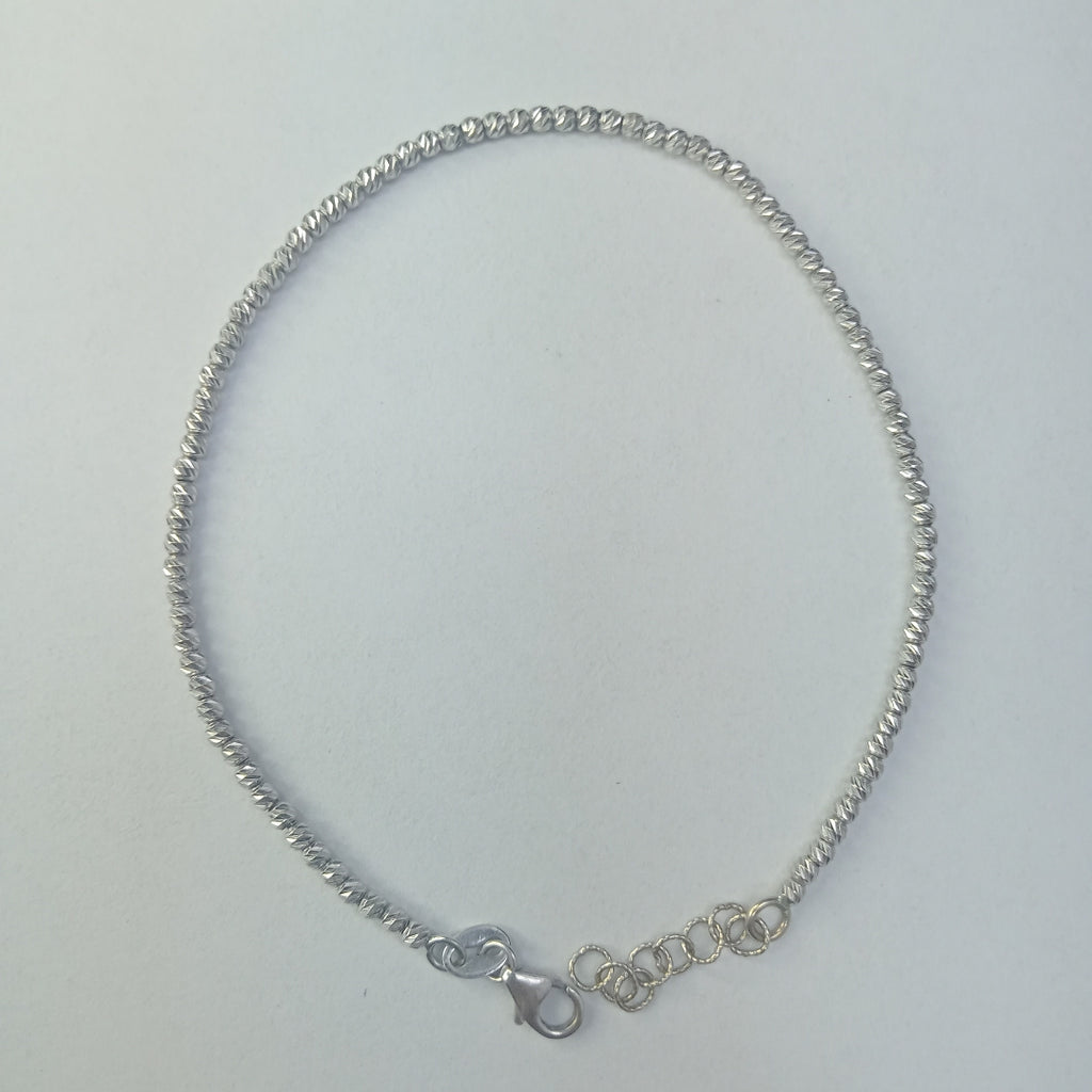 PULSERA ORO BLANCO 14 K 2.8 GRMS (SEMINUEVO)