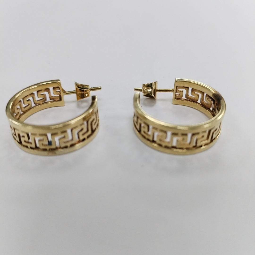 ARRACADAS PAR ORO 14 K 5,90 GRMS (SEMINUEVO)