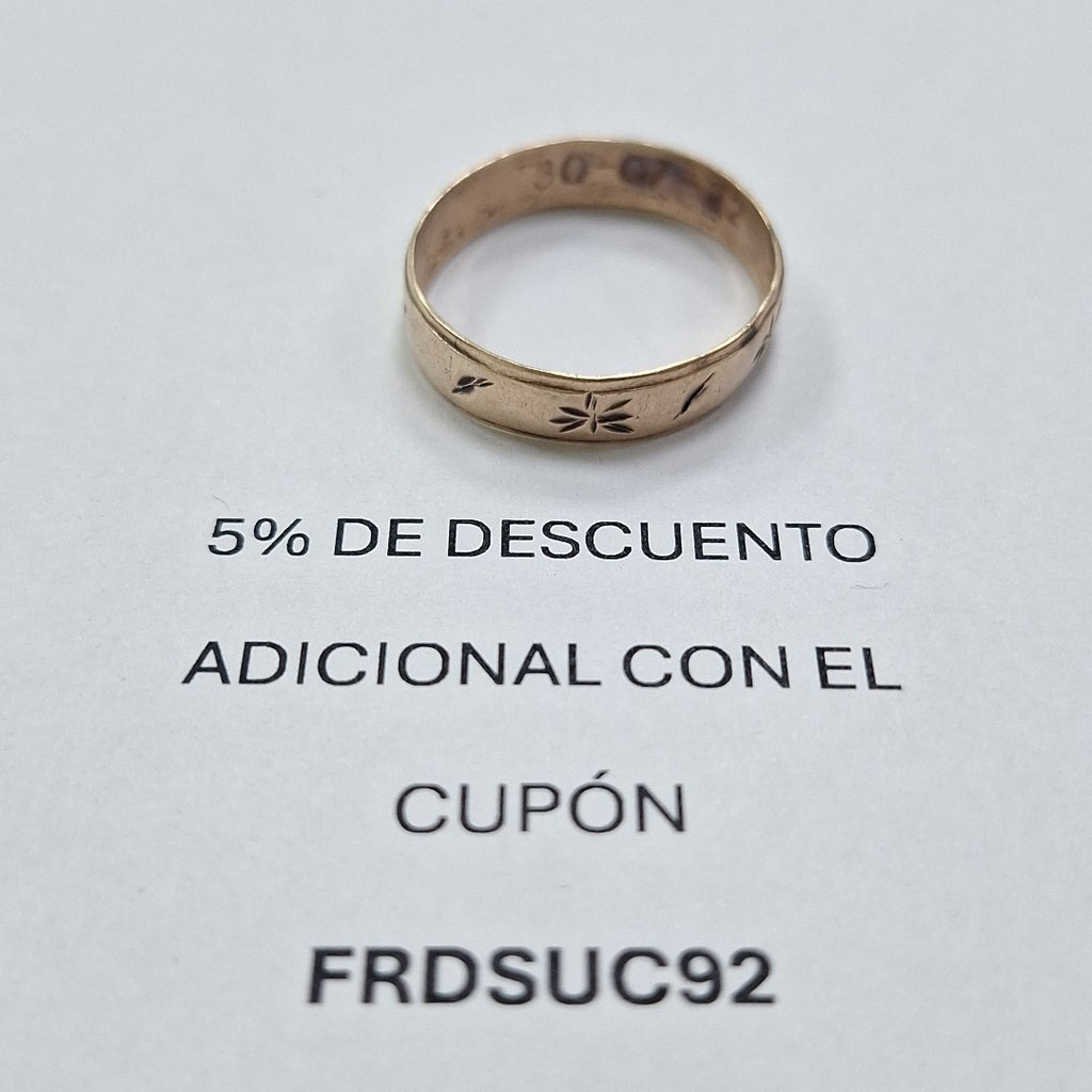 ARGOLLA ORO 10 K 2,00 GRMS (SEMINUEVO)