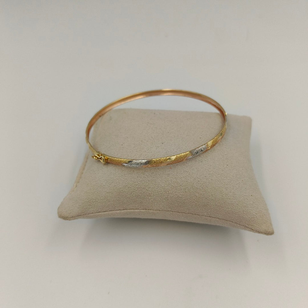 PULSERA RIGIDA ORO 14 K 4.7 GRMS (SEMINUEVO)