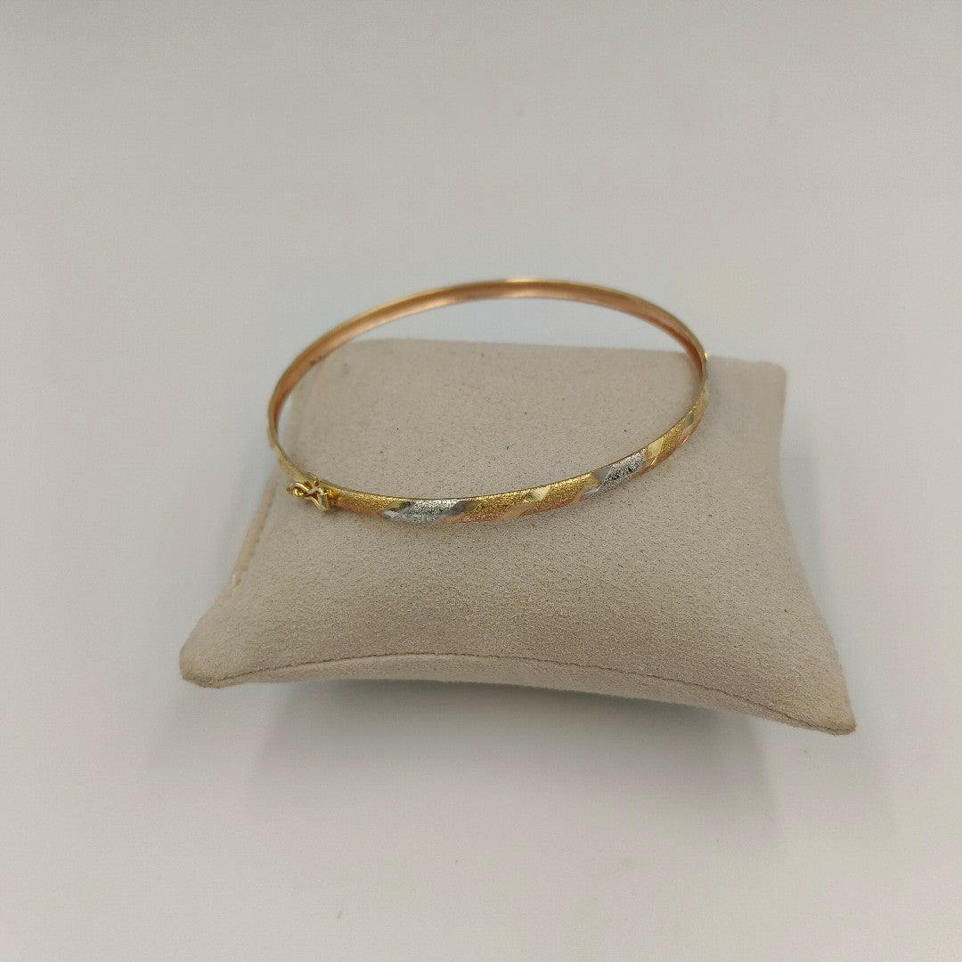 PULSERA RIGIDA ORO 14 K 4.7 GRMS (SEMINUEVO)
