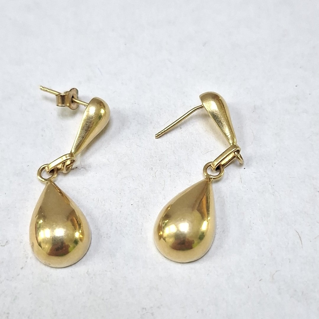 ARETES PAR ORO 14 K 4 GRMS (SEMINUEVO)